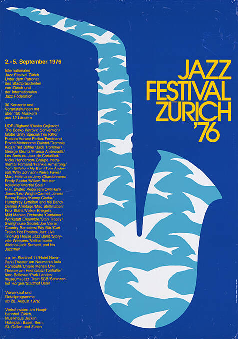 Jazz Festival Zürich ’76