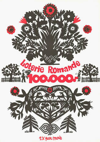 Loterie Romande, 100'000.–, 2 × par mois