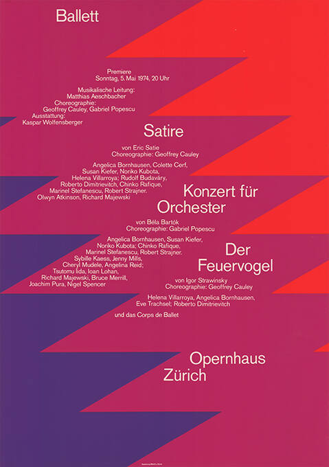 Ballett, Satire, […], Opernhaus Zürich
