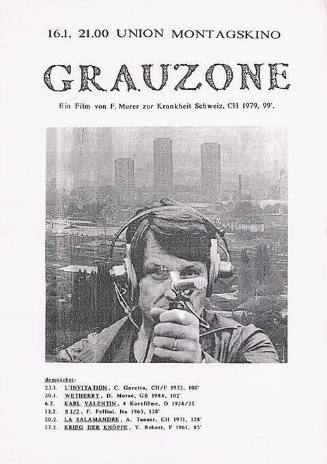 Grauzone, Montagskino, Neues Kino