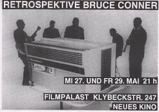 Retrospektive Bruce Conner, Neues Kino