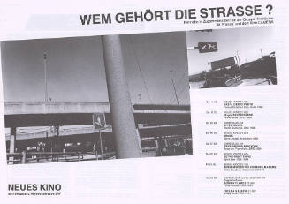 Wem gehört die Strasse? Neues Kino