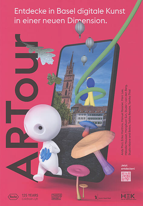 ARTour, Entdecke in Basel digitale Kunst in einer neuen Dimension.
