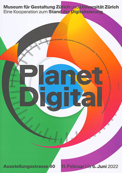 Planet Digital, Museum für Gestaltung Zürich und Universität Zürich