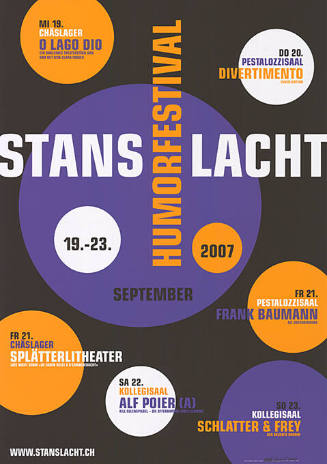 Stans lacht, Humorfestival