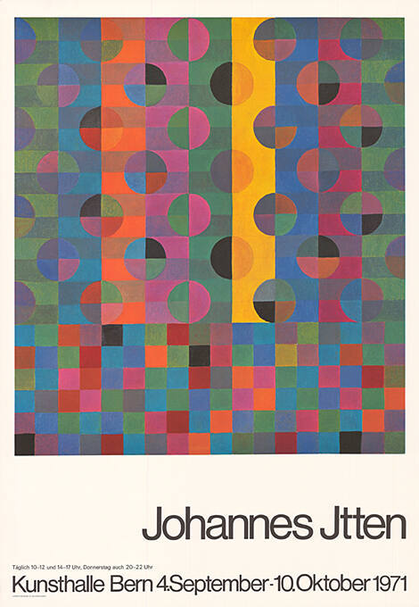 Johannes Itten, Kunsthalle Bern