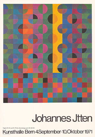 Johannes Itten, Kunsthalle Bern