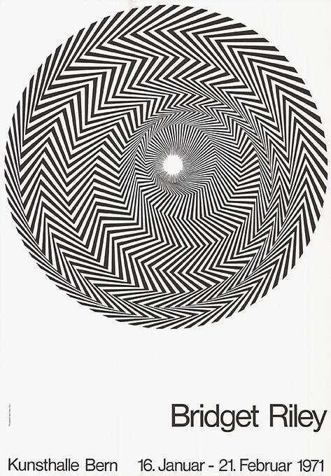 Bridget Riley, Kunsthalle Bern