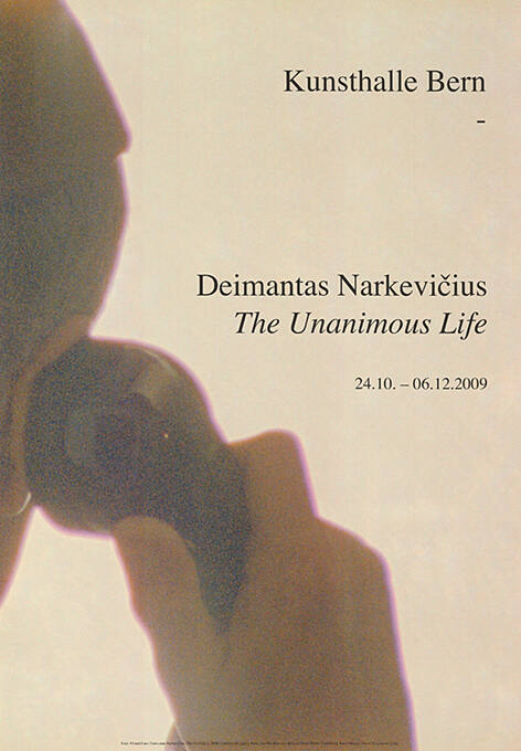 Deimantas Narkevičius, The Unanimous Life, Kunsthalle Bern