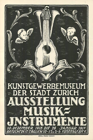 Ausstellung Musikinstrumente, Kunstgewerbemuseum der Stadt Zürich