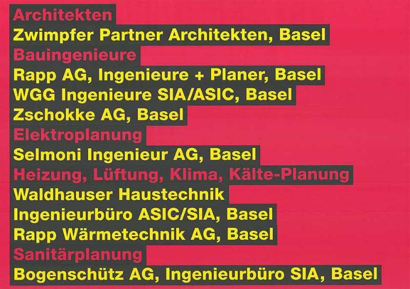 Architekten, Zwimpfer Partner Architekten Basel, […]