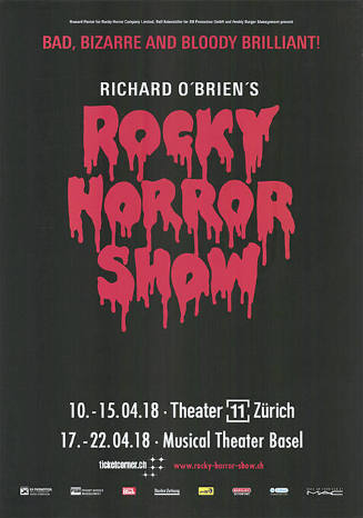 Rocky Horror Show, Theater 11 Zürich, Musical Theater Basel