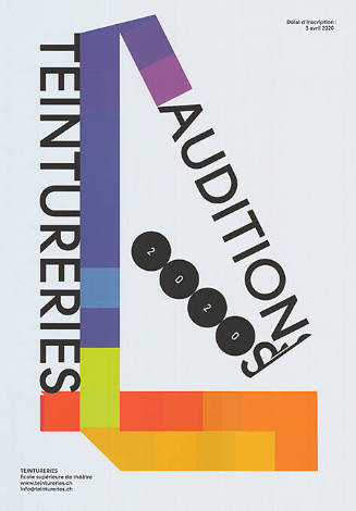 Auditions, Teintureries, École supérieure de théâtre