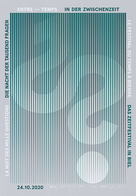 Entre–temps, In der Zwischenzeit, La Nuit des mille questions, Die Nacht der tausend Fragen, Le Festival du temps à Bienne, Das Zeitfestival in Biel