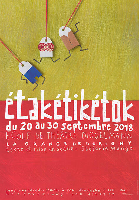 Étakétikétok, École de Théâtre Diggelmann