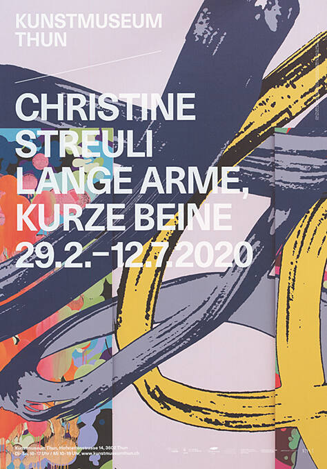 Christine Streuli, Lange Arme, Kurze Beine, Kunstmuseum Thun