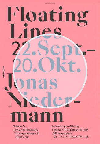 Floating Lines, Jonas Niedermann, Galerie O