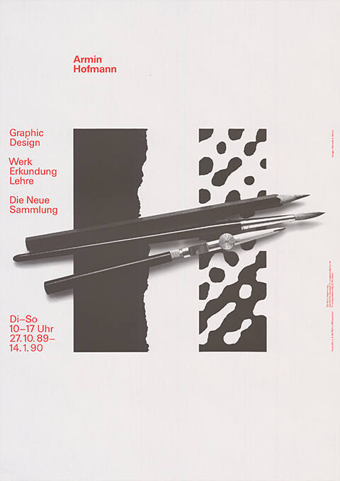 Armin Hofmann, Graphic Design, Werk, Erkundung, Lehre, Die Neue Sammlung