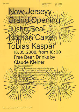 New Jerseyy Grand Opening, Justin Beal, Nathan Carter, Tobias Kaspar