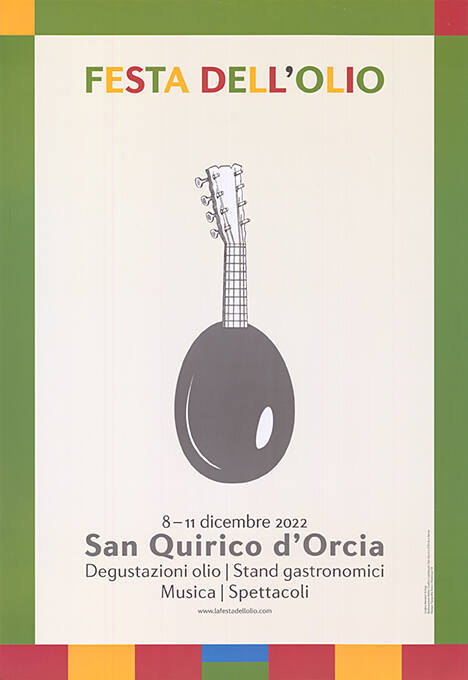 Festa Dell’Olio, San Quirico d’Orcia, Degustazioni olio, Stand gastronomici, Musica, Spettacoli