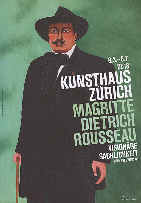 Magritte, Dietrich, Rousseau, Visionäre Sachlichkeit, Kunsthaus Zürich