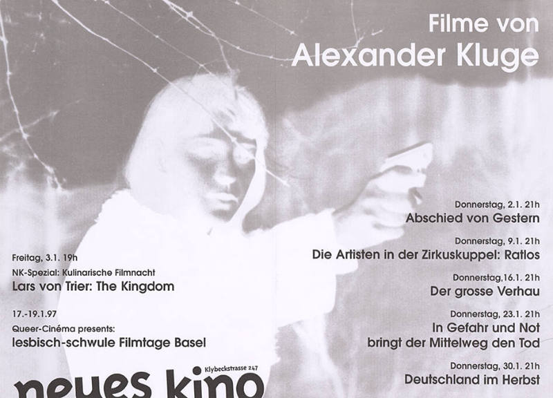 Filme von Alexander Kluge, Neues Kino