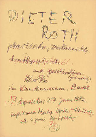 Dieter Roth, Kunstmuseum Basel