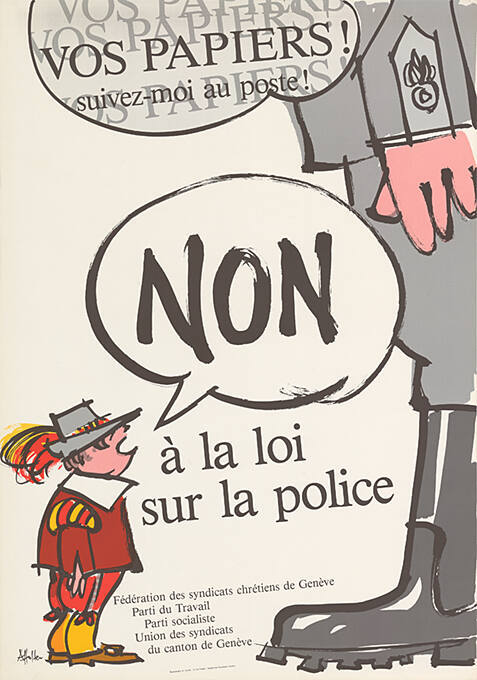 Non à la loi sur la police