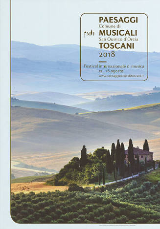 Paesaggi Musicali Toscani, Festival internazionale di musica, Comune die San Quirico d’Orcia