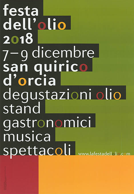 Festa Dell’Olio, San Quirico d’Orcia, Degustazioni olio, Stand gastronomici, Musica, Spettacoli