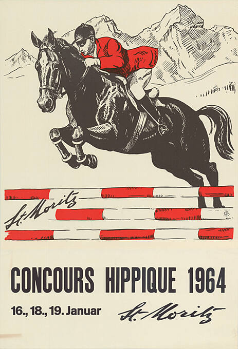 Concours Hippique 1964, St. Moritz