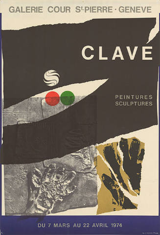 Clavé, Peintures, Sculptures