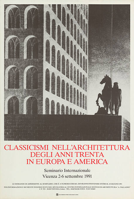 Classicismi nell’architettura degli anni trenta in Europa e America, Vincenza