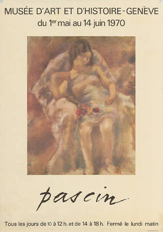 Pascin, Musèe d’Art et d’Histoire, Genève