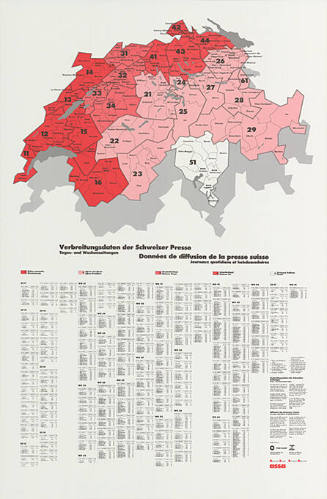 Verbreitungsdaten der Schweizer Presse (Tages- und Wochenzeitungen), Données de diffusion de la presse suisse (Journaux quotidiens et hebdomadaires), ASSA, announces suisses, Schweizer Annoncen