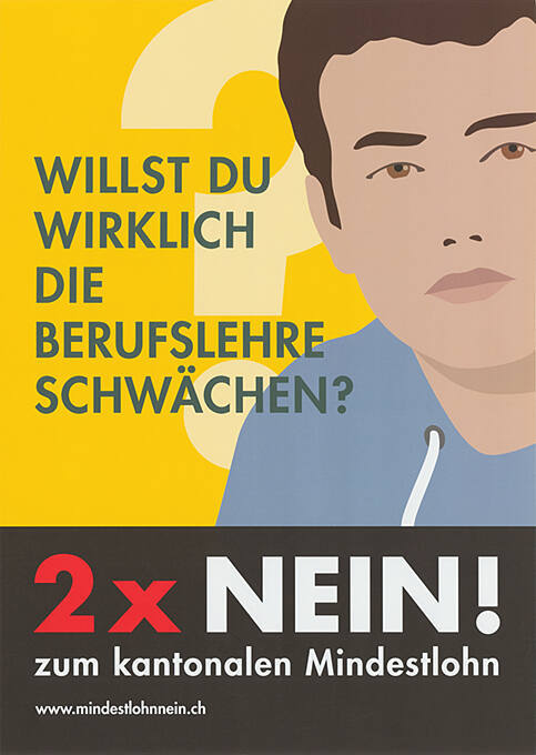 Willst Du wirklich die Berufslehre schwächen? 2 x Nein zum kantonalen Mindestlohn