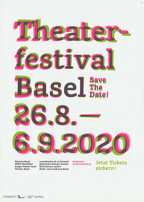 Theater-Festival Basel, Save the Date