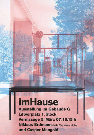 imHause, Niklaus Erdmann, Casper Mangold, Gebäude G, Liftvorplatz 1. Stock