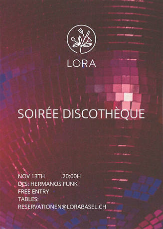 Soirée Discothèque, Lora