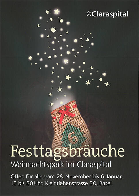 Festtagsbräuche, Weihnachtspark im Claraspital