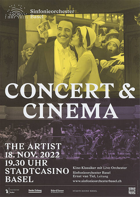 Concert & Cinema, The Artist, Sinfonieorchester Basel, Stadtcasino Basel