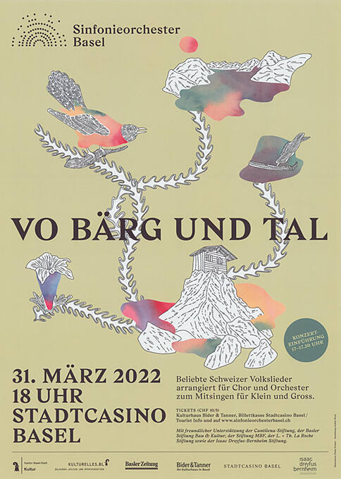 Vo Bärg und Tal, Sinfonieorchester Basel, Stadtcasino Basel