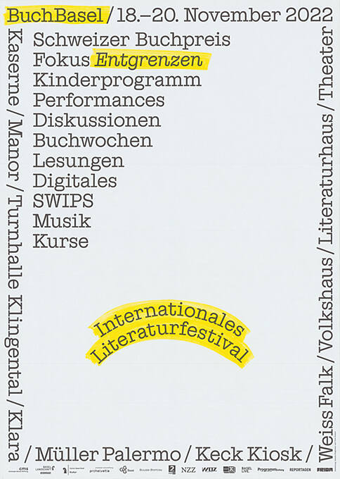 Schweizer Buchpreis, […], Internationales Literaturfestival, BuchBasel