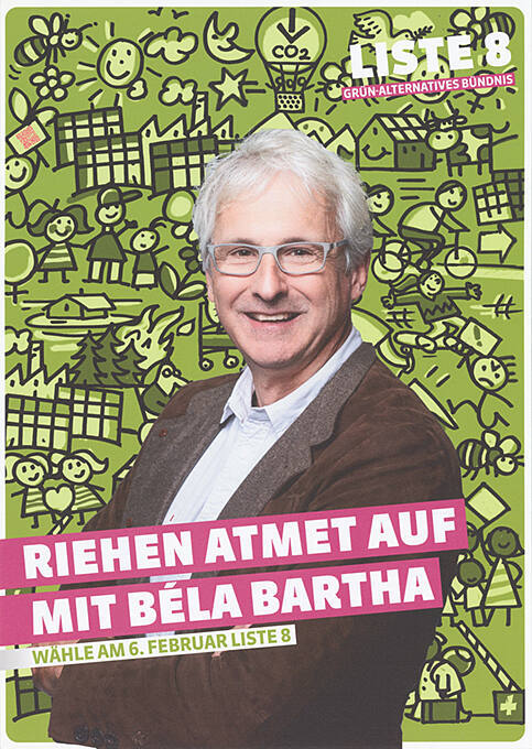 Riehen atmet auf mit Béla Bartha, Liste 8