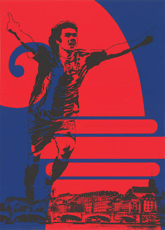 FC Basel-Fanplakat (Ivan Ergić)