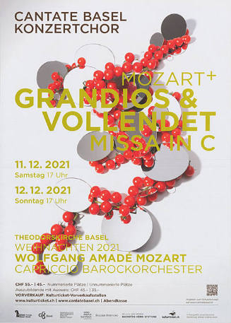 Grandios & vollendet, Cantate Basel, Konzertchor, Theodorskirche Basel