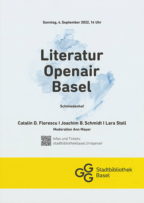 Literatur Openair Basel, Schmiedenhof