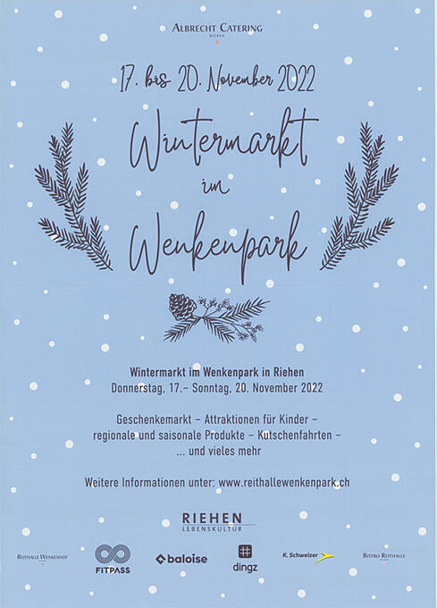 Wintermarkt im Wenkenpark