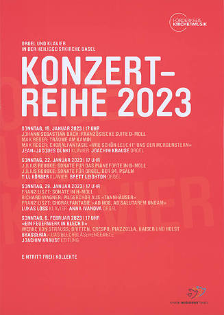 Förderkreis Kirchenmusik, Konzertreihe 2023