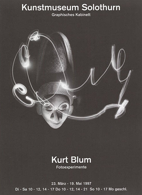 Kurt Blum, Fotoexperimente, Kunstmuseum Solothurn, Graphisches Kabinett